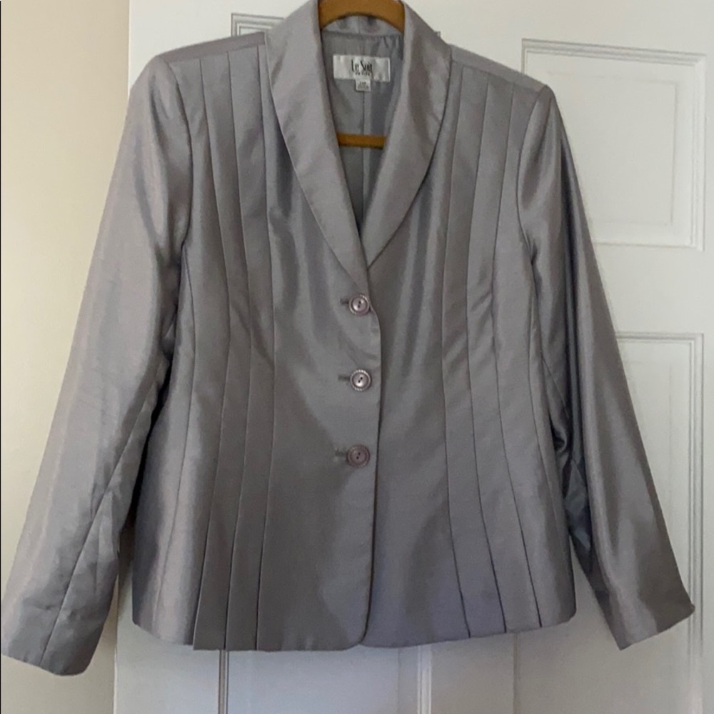 Le Suit Petite Pants Suit Size 14P